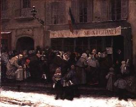 A Soup Kitchen during the Siege of Paris