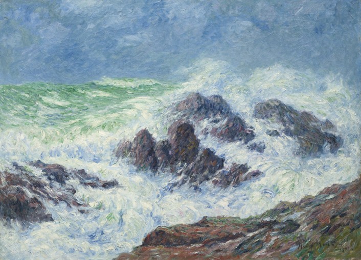 Heavy Weather at Saint Grenoble, Pointe de Penmarch od Henry Moret