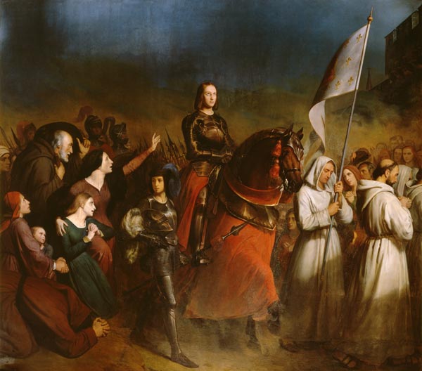 The Entry of Joan of Arc (1412-31) into Orleans, 8th May 1429 od Henry Scheffer