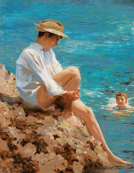 Boys Bathing od Henry Scott Tuke