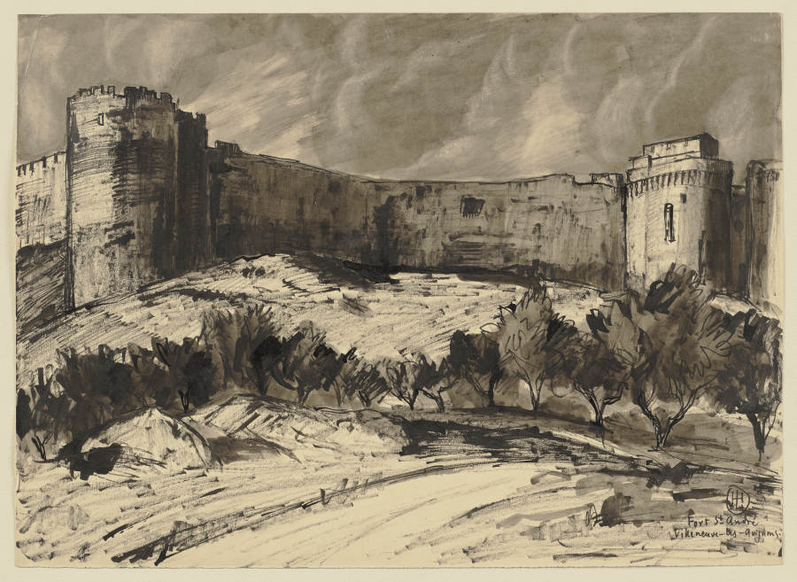 Fort Saint-André in Villeneuve-les-Avignon od Hermann Lismann