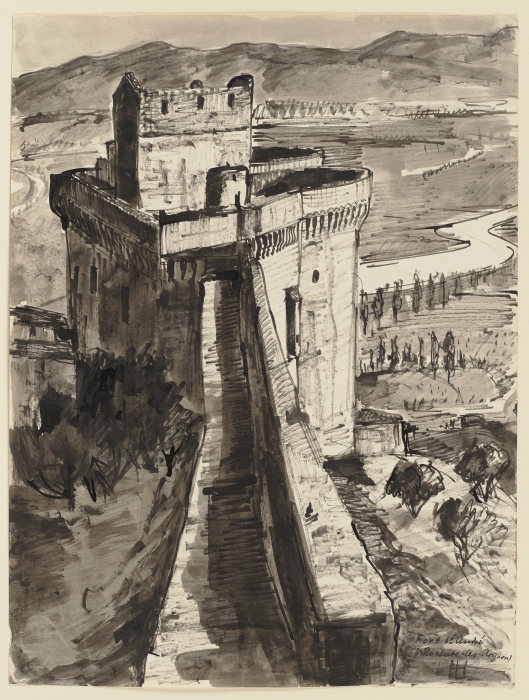 Fort Saint-André in Villeneuve-les-Avignon od Hermann Lismann
