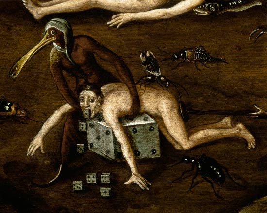 JS after Bosch (?) / Hell / detail od Hieronymus Bosch