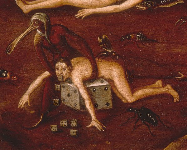 JS after Bosch (?) / Hell / detail od Hieronymus Bosch