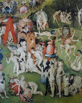 The Garden of Earthly Delights: Allegory of Luxury, central panel of triptych