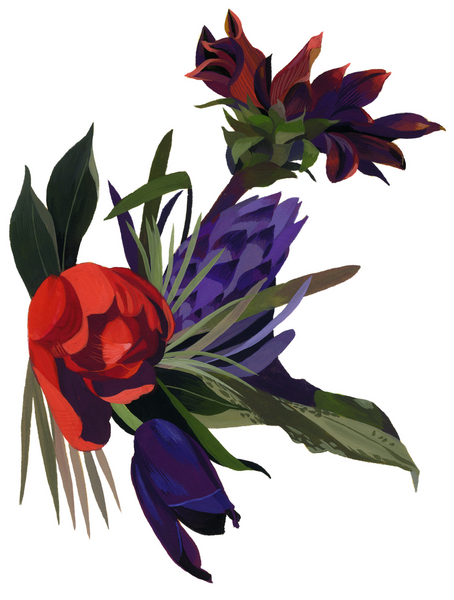Tulips and dahlias od Hiroyuki Izutsu