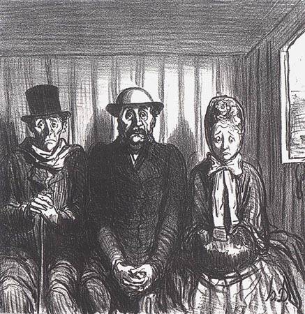 En chemin de fer od Honoré Daumier