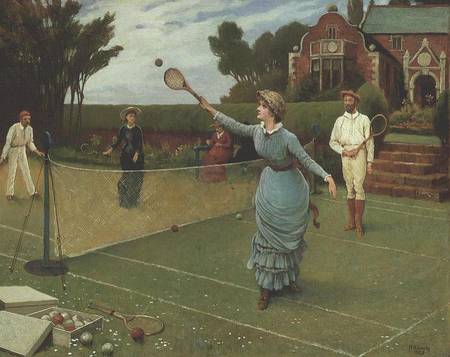 Tennis Players od Horace Henry Cauty