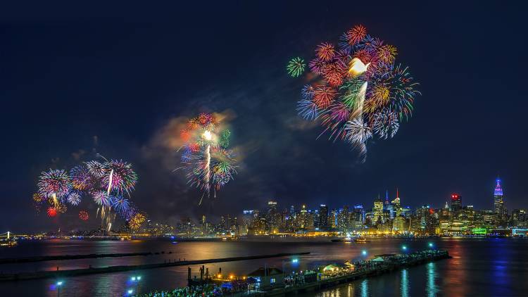Celebration of Independence Day in NYC od Hua Zhu