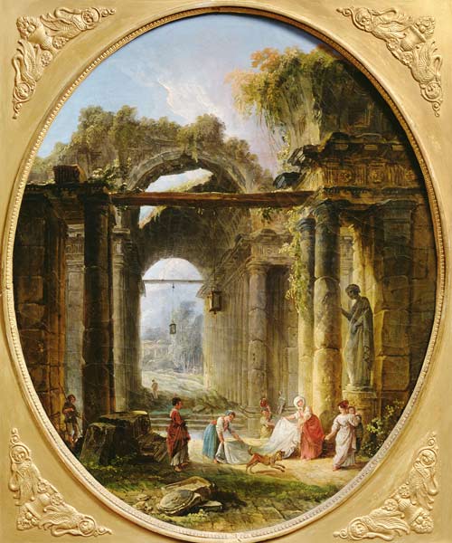 Ancient ruins in Rome od Hubert Robert