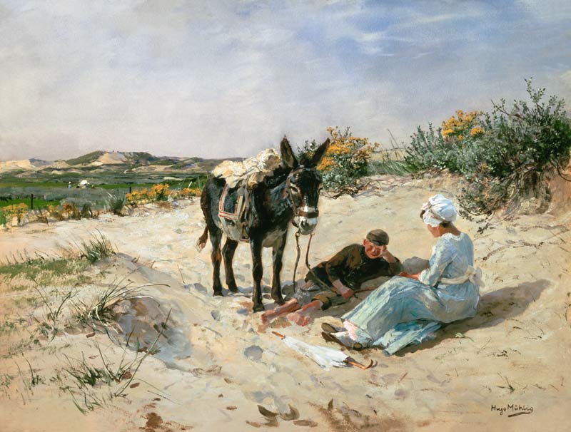 In the dunes od Hugo Mühlig
