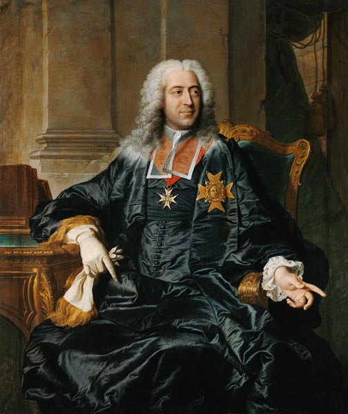 Marc-Pierre de Voyer-de-Paulmy (1696-1764) Count of Argenson od Hyacinthe Rigaud