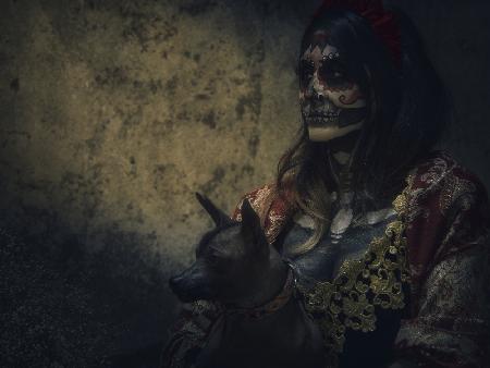 Catrina and the sacred dog