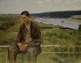 Portrait of the son. od Ilja Efimowitsch Repin