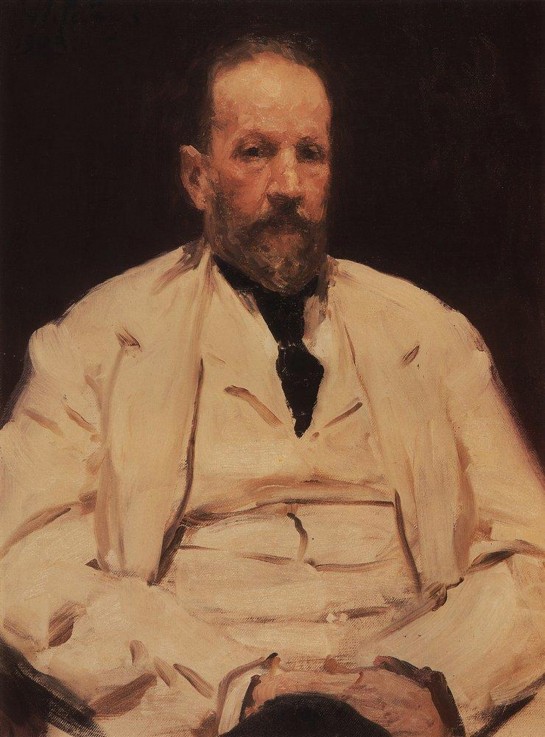 Portrait of Count Sergei Yulyevich Witte od Ilja Efimowitsch Repin