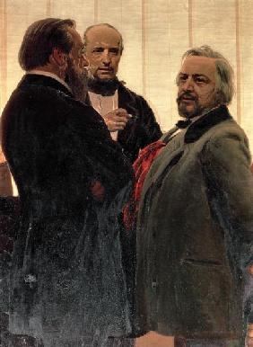 Vladimir Odoevsky (1803-69), Mily Balakirev (1837-1910) and Mikhail Ivanovich Glinka (1804-57)