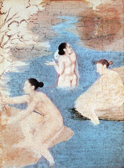 Three Bathers