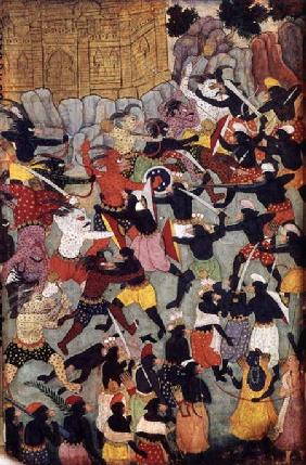 Battle Between the Armies of Rama and Ravana, Moghul