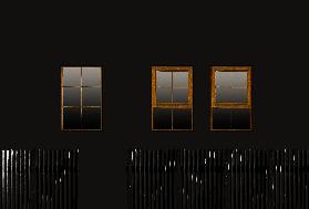 Windows in the dark