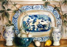 Blue white porcelain od Ingeborg Kuhn