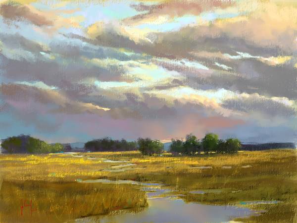 Yellow Marsh od Georg Ireland