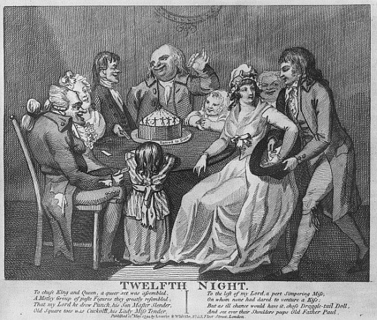 Twelfth Night od Isaac Cruikshank