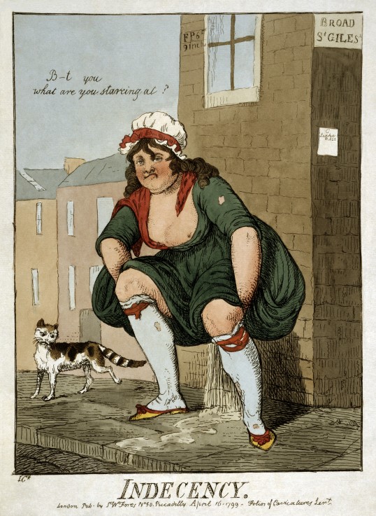 Indecency od Isaac Robert Cruikshank