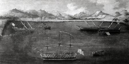 One of the Naval Exploits of the Famous Sailor, Mattio Ivanovich da Dobrota od Scuola pittorica italiana