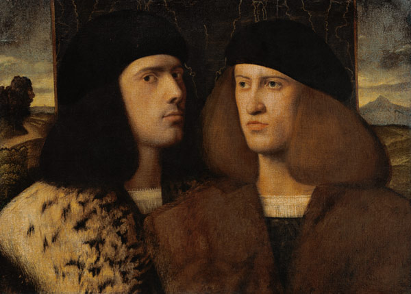 Portrait of Two Young Men od Scuola pittorica italiana