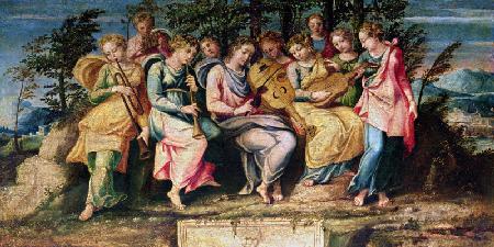 Apollo and the Muses