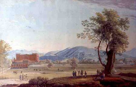 View of the Villa and Park od Scuola pittorica italiana
