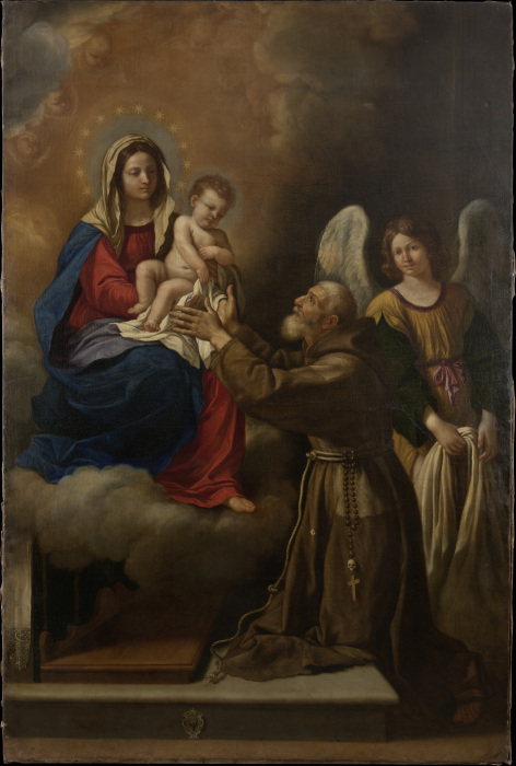 The Vision of Saint Anthony of Padua od Italienischer Meister des 17. Jahrhunderts