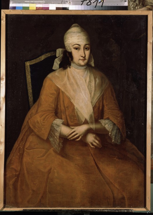 Portrait of Anna Leopoldovna, regent of Russia (1718-1746) od Iwan Jakowlewitsch Wischnjakow