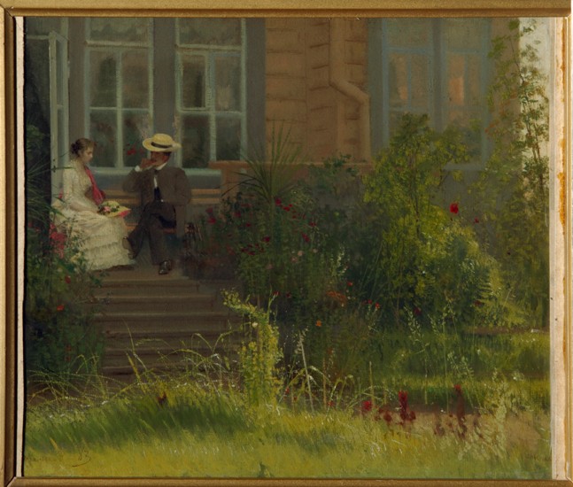 Artist's Dacha at Siverskaya od Iwan Nikolajewitsch Kramskoi