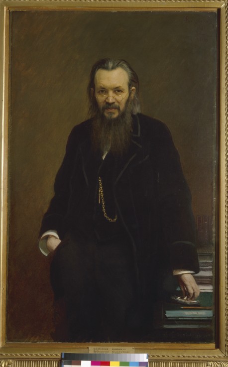 Portrait of the publisher and journalist Aleksey Suvorin (1834-1912) od Iwan Nikolajewitsch Kramskoi