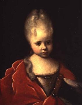 Portrait of Grand Duchess Yelizaveta Petrovna as a Child