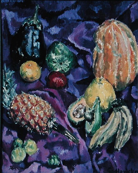 Fruit and Vegetables, Haiti, 1961 (oil on board)  od Izabella  Godlewska de Aranda