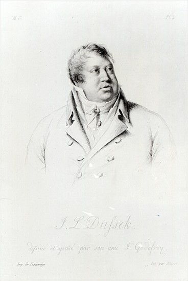 Jan Ladislav Dussek (1760-1812) od J. Godefroy