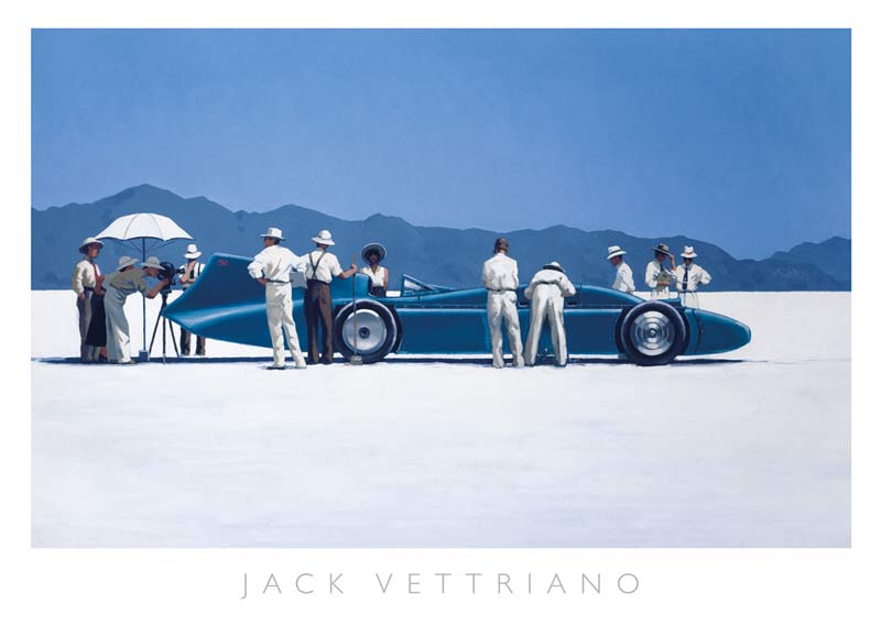 Bluebird at Bonneville od Jack Vettriano