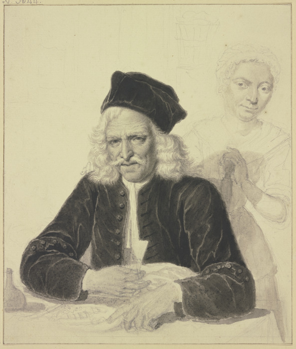 Porträt des Jacob van Hoorn und seiner Frau Jacoba Selstede od Jacob Folkema