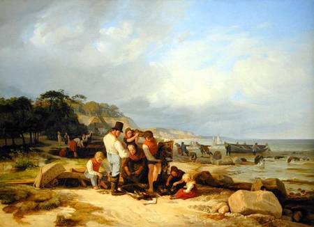 Fishermen in Probstei od Jacob Gensler
