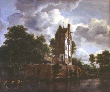 The Church Tower od Jacob Isaacksz van Ruisdael