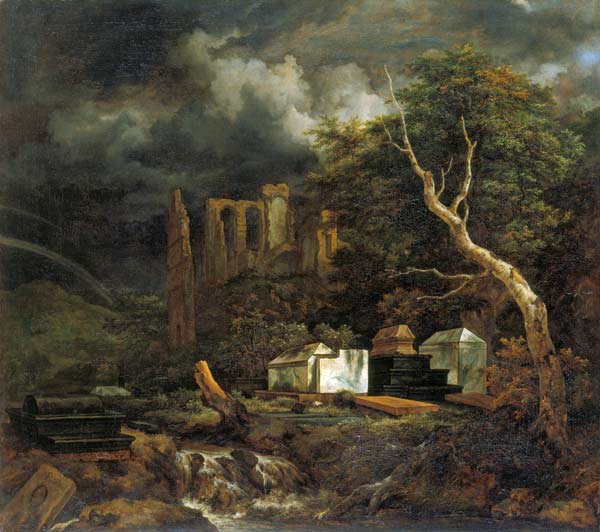 The Jew cemetery od Jacob Isaacksz van Ruisdael