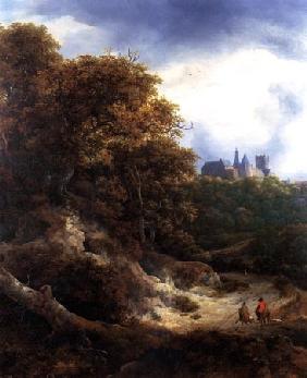 Landscape with castle Bentheim