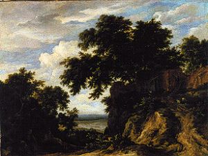 Wooded landscape. od Jacob Isaacksz van Ruisdael