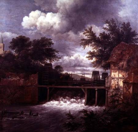 A Watermill od Jacob Isaacksz van Ruisdael