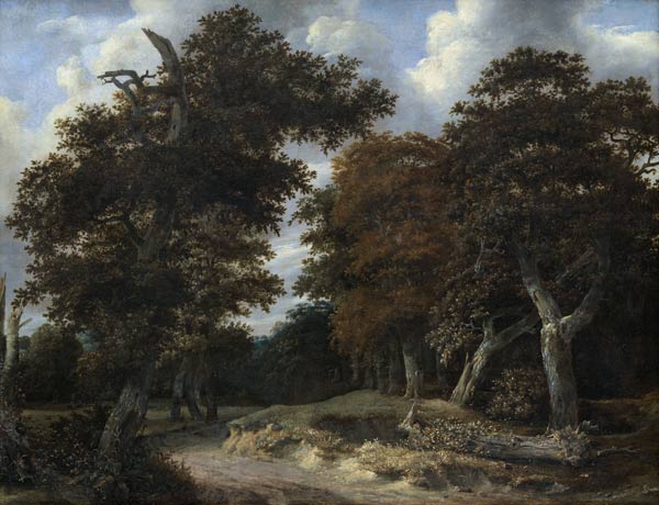 Road through an Oak Forest od Jacob Isaacksz van Ruisdael