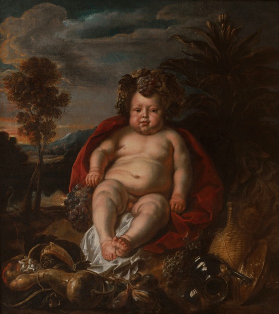 Bacchus as a child od Jacob Jordaens