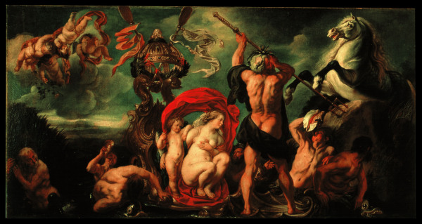 J.Jordaens / Neptune Creates the Horse od Jacob Jordaens