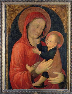 Madonna and Child (tempera on panel) od Jacopo Bellini